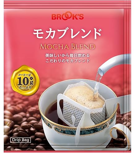 Amazon.co.jp: 10g入り ドリップバッグコーヒー モカブレンド90袋